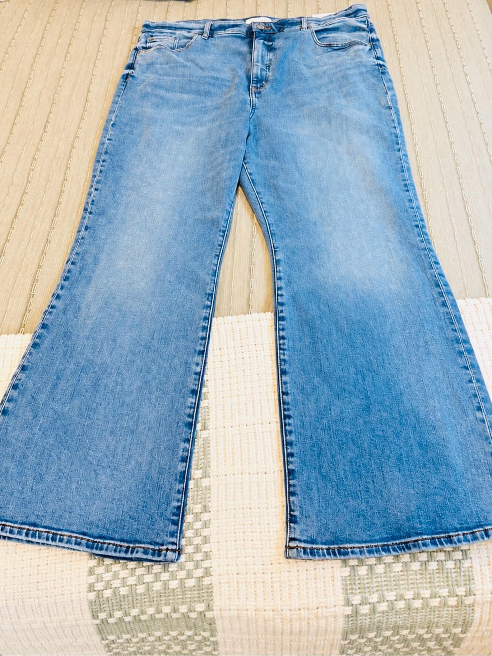 LOFT Light Blue Flare Jeans